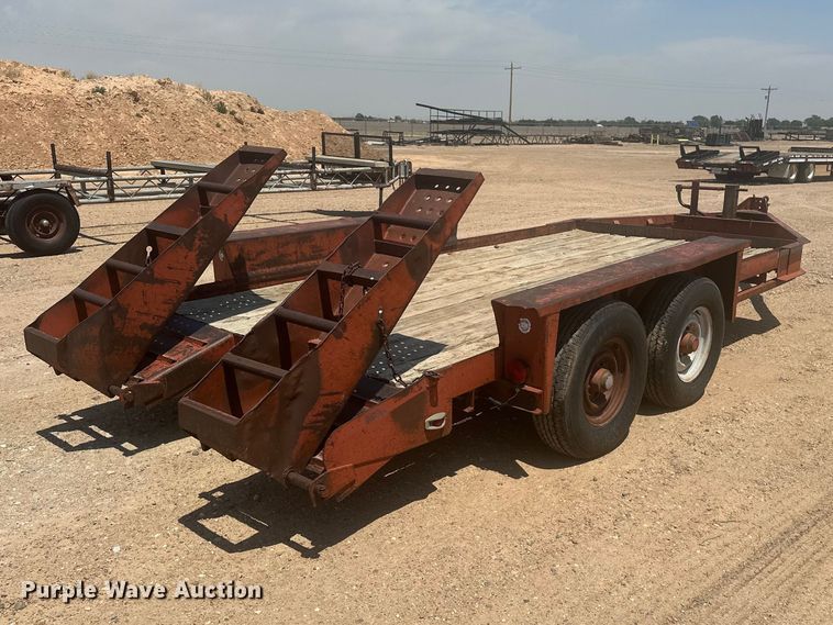 image for item GP9681 1994 Belshe equipment trailer