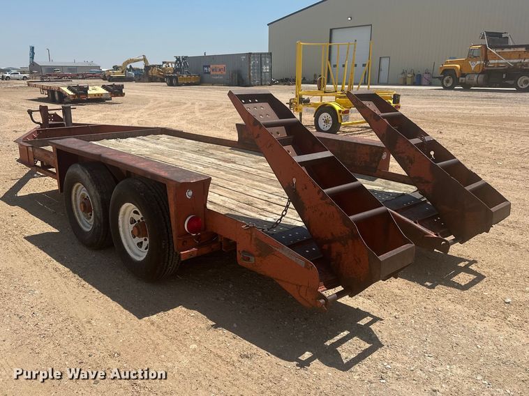 image for item GP9681 1994 Belshe equipment trailer