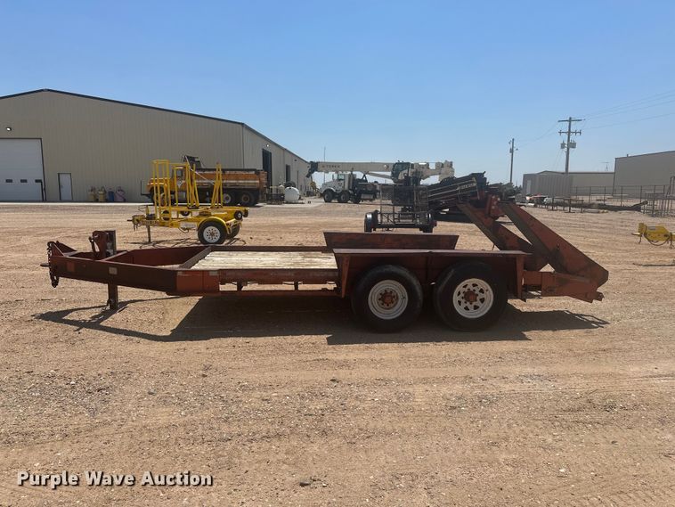 image for item GP9681 1994 Belshe equipment trailer