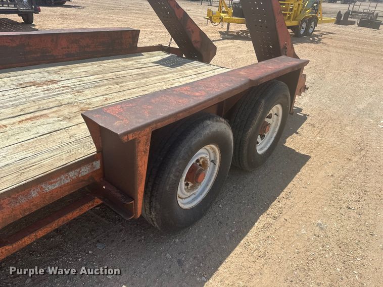 image for item GP9681 1994 Belshe equipment trailer