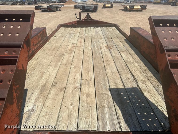image for item GP9681 1994 Belshe equipment trailer