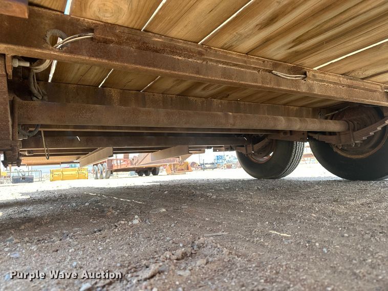 image for item GP9681 1994 Belshe equipment trailer