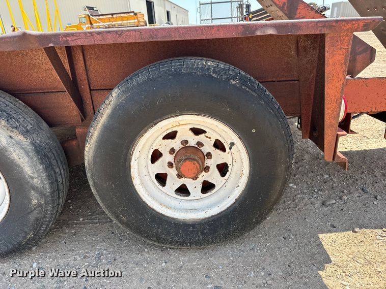 image for item GP9681 1994 Belshe equipment trailer