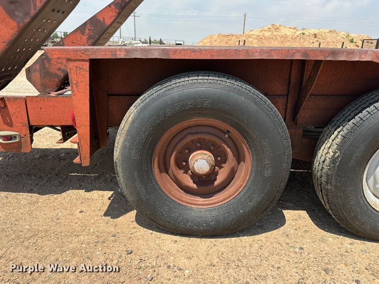 image for item GP9681 1994 Belshe equipment trailer