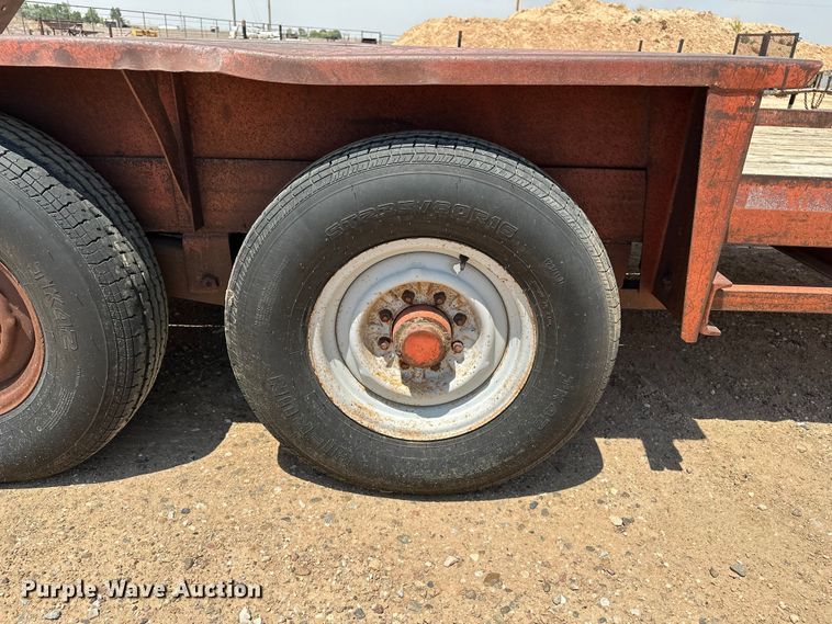 image for item GP9681 1994 Belshe equipment trailer