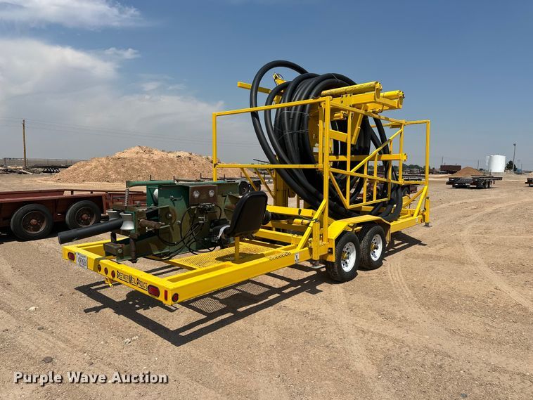 image for item GP9683 2001 Sweetwater Metal Products reel trailer
