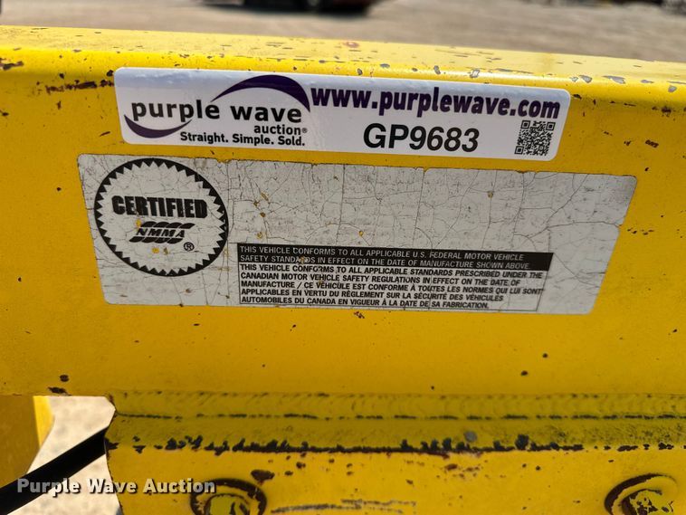 image for item GP9683 2001 Sweetwater Metal Products reel trailer