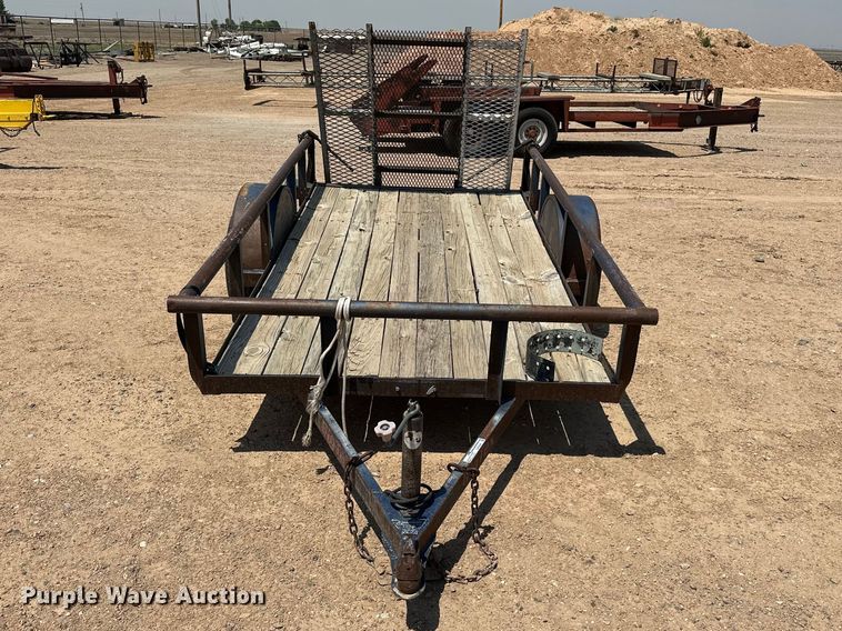 image for item GP9686 2000 Big Tex 30SA utility trailer