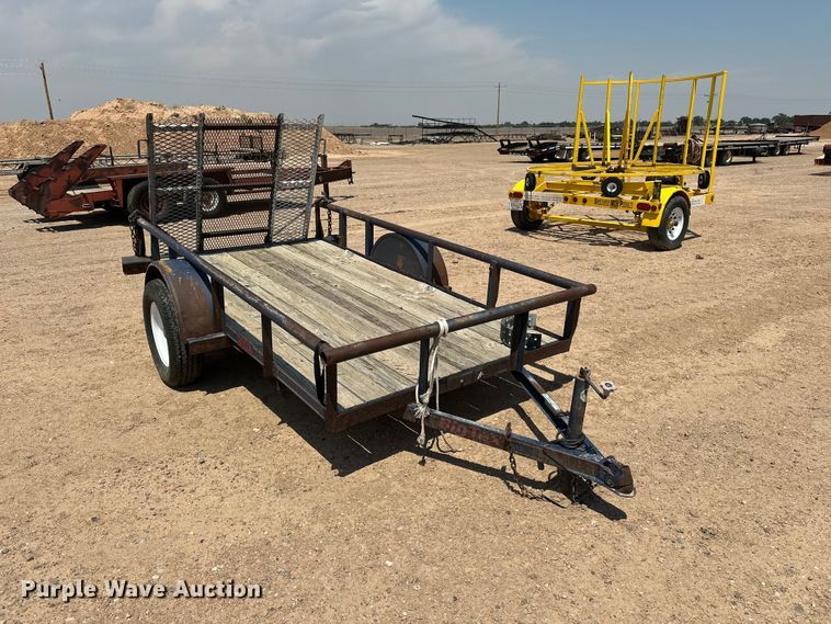 image for item GP9686 2000 Big Tex 30SA utility trailer
