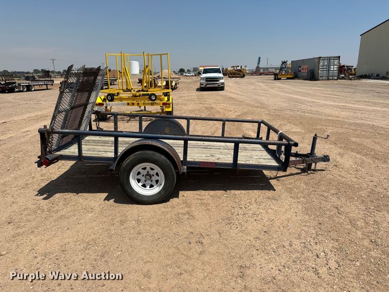 image for item GP9686 2000 Big Tex 30SA utility trailer