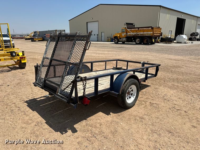 image for item GP9686 2000 Big Tex 30SA utility trailer