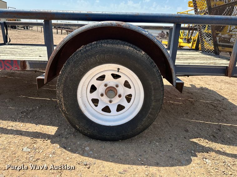 image for item GP9686 2000 Big Tex 30SA utility trailer