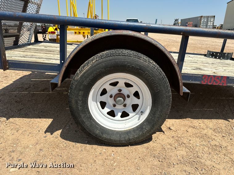 image for item GP9686 2000 Big Tex 30SA utility trailer