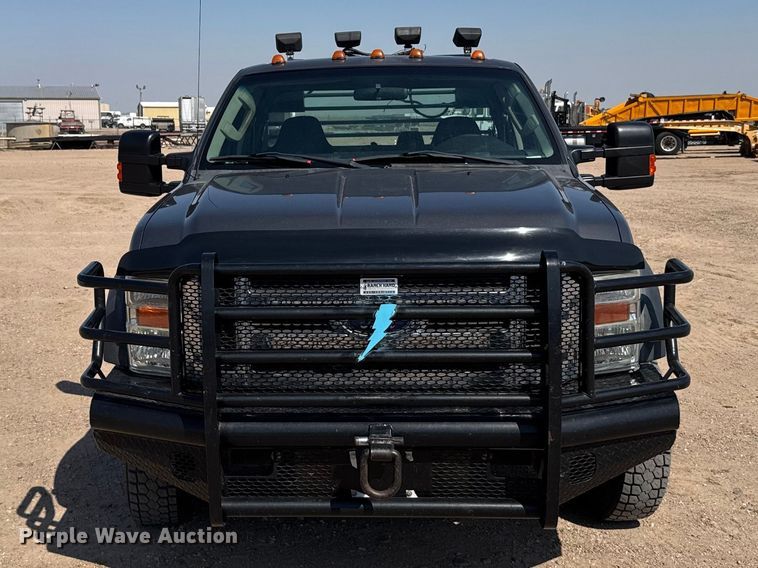 image for item GP9689 2008 Ford F550 Super Duty Ext. Cab flatbed truck