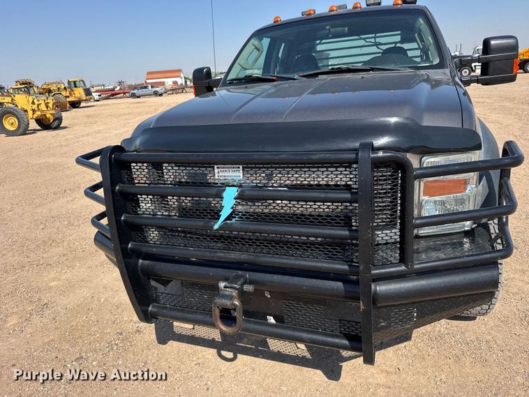 image for item GP9689 2008 Ford F550 Super Duty Ext. Cab flatbed truck