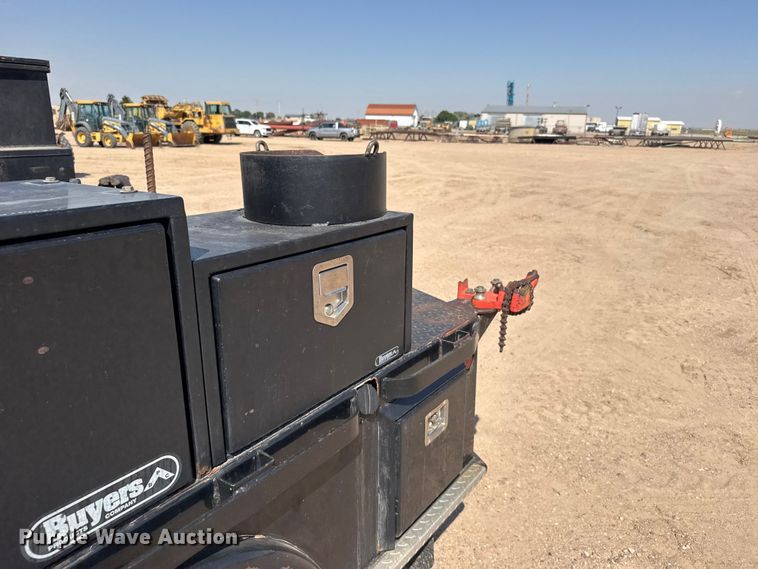 image for item GP9689 2008 Ford F550 Super Duty Ext. Cab flatbed truck
