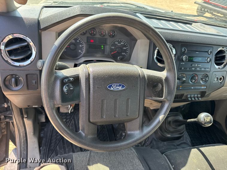 image for item GP9689 2008 Ford F550 Super Duty Ext. Cab flatbed truck