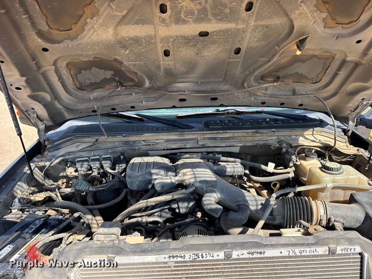 image for item GP9689 2008 Ford F550 Super Duty Ext. Cab flatbed truck