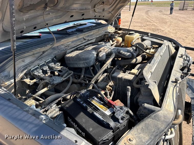 image for item GP9689 2008 Ford F550 Super Duty Ext. Cab flatbed truck