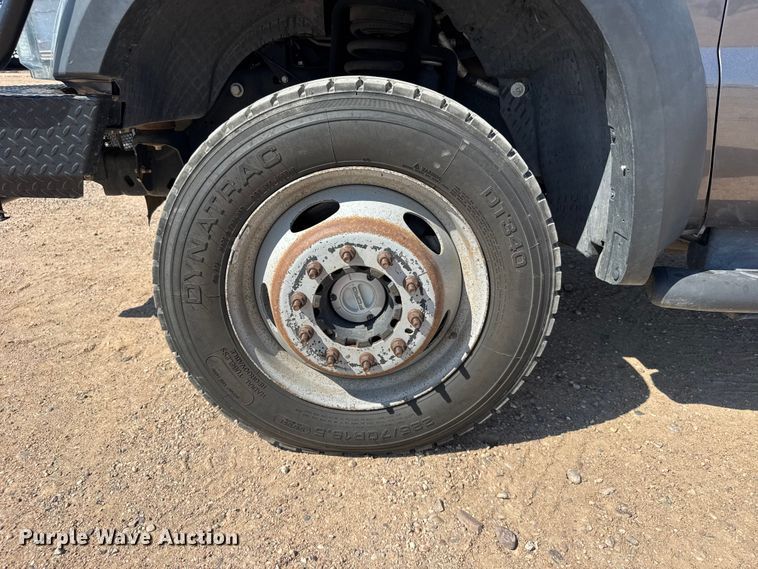 image for item GP9689 2008 Ford F550 Super Duty Ext. Cab flatbed truck