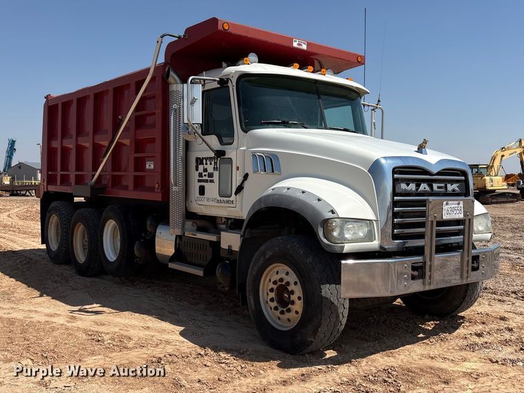 image for item GP9702 2013 Mack GU713 dump truck