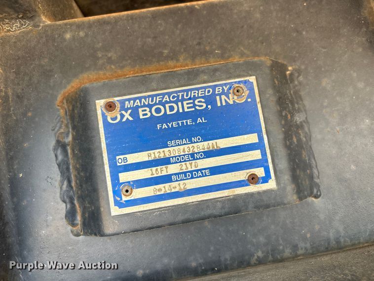image for item GP9702 2013 Mack GU713 dump truck
