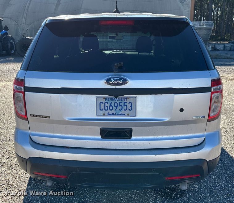 image for item DU0347 2015 Ford Explorer Police Interceptor SUV