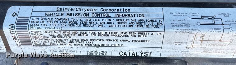 image for item DU0348 2006 Jeep Liberty SUV