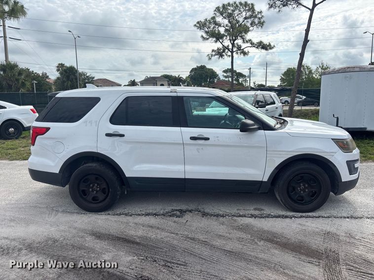image for item DU0432 2017 Ford Explorer Police SUV