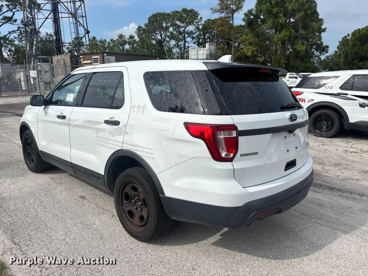 image for item DU0432 2017 Ford Explorer Police SUV