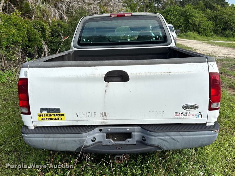 image for item DU6252 2002 Ford F150 Ext. Cab pickup truck