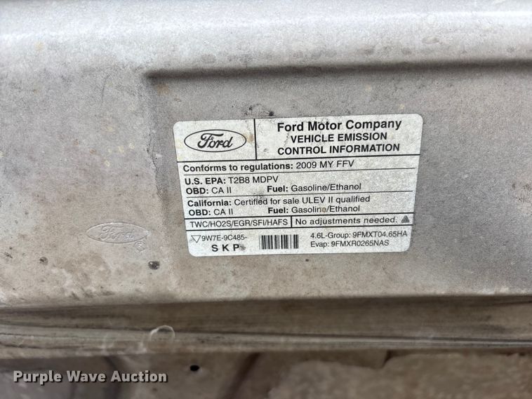 image for item DU6255 2009 Ford E250 van