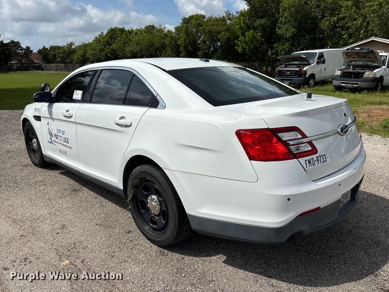 image for item DU6258 2015 Ford Taurus Police Interceptor 