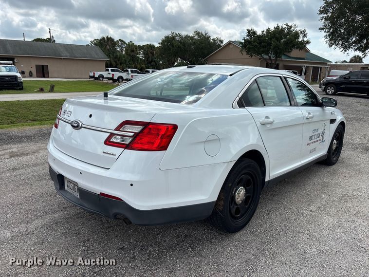 image for item DU6261 2015 Ford Taurus Police Interceptor 