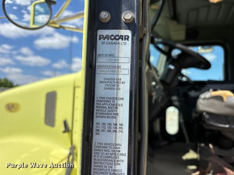 image for item DV4341 2004 Peterbilt 330 dump truck