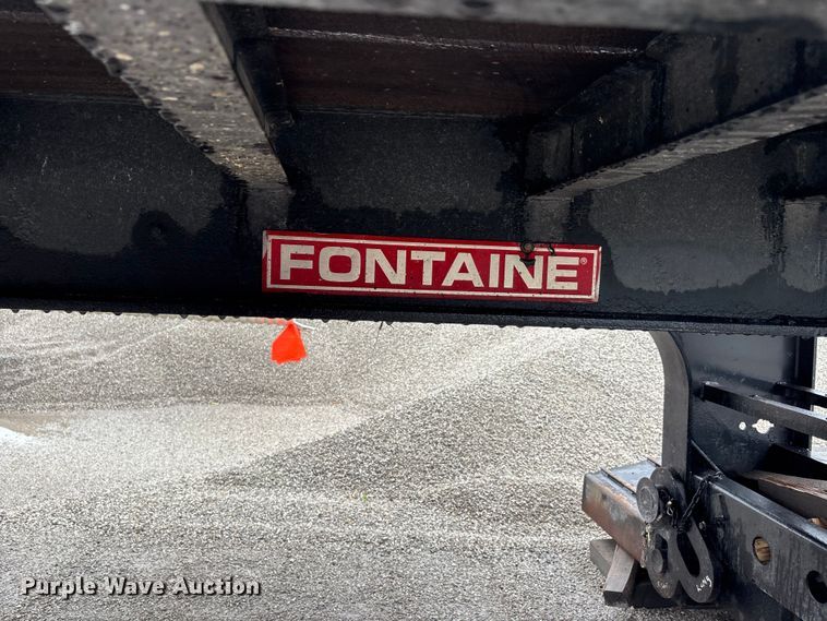 image for item DV4383 2007 Fontaine lowboy equipment trailer