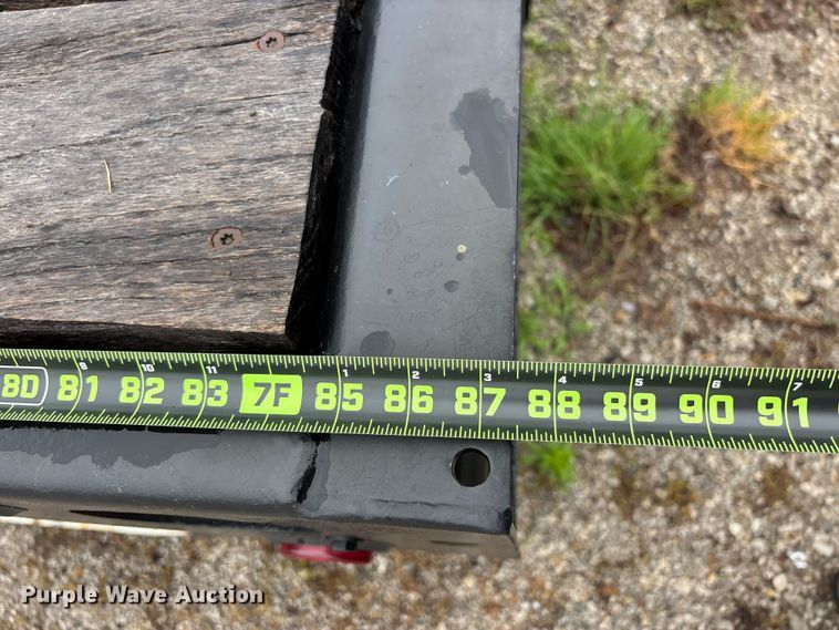 image for item DV4383 2007 Fontaine lowboy equipment trailer