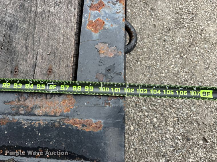 image for item DV4383 2007 Fontaine lowboy equipment trailer
