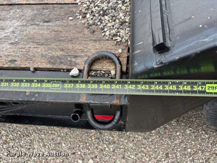 image for item DV4383 2007 Fontaine lowboy equipment trailer