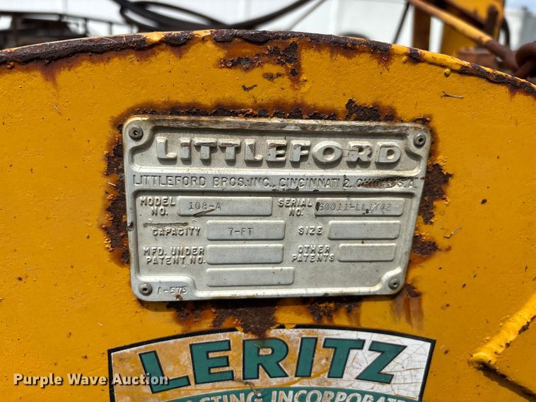 image for item DV4404 Littleford 108-A pull type sweeper