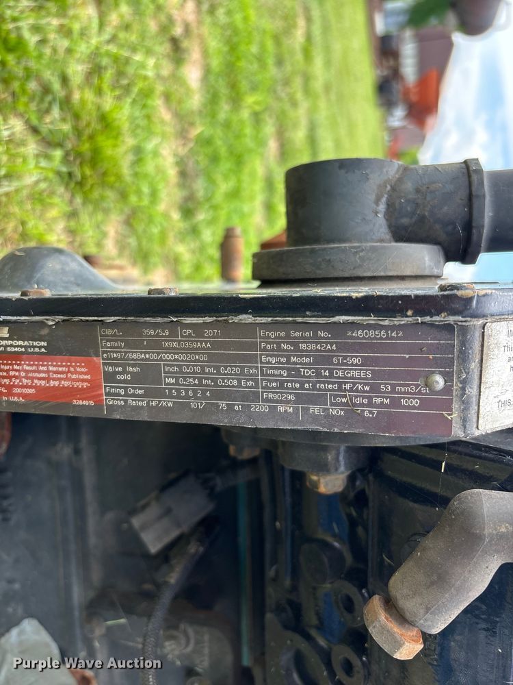 image for item DV4412 Cummins 6T-590 engine