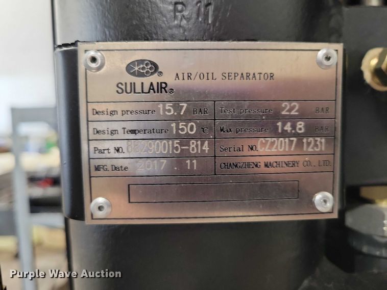 image for item DZ7136 2018 Sullair ST410RD air compressor