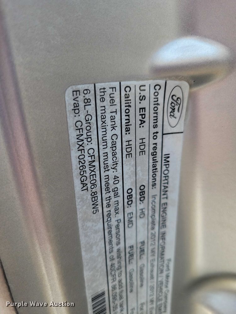 image for item DZ7137 2012 Ford  F450 Super Duty dump truck
