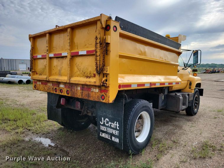image for item DZ7163 1992 Chevrolet  Kodiak dump truck