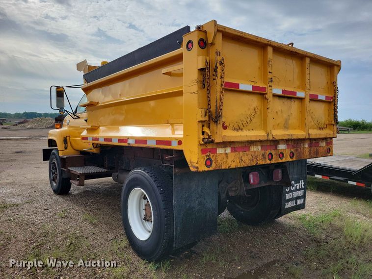 image for item DZ7163 1992 Chevrolet  Kodiak dump truck