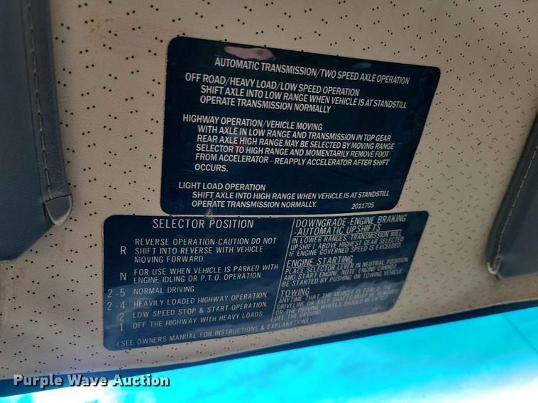 image for item DZ7163 1992 Chevrolet  Kodiak dump truck