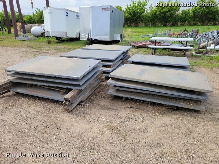 (4) granite slabs