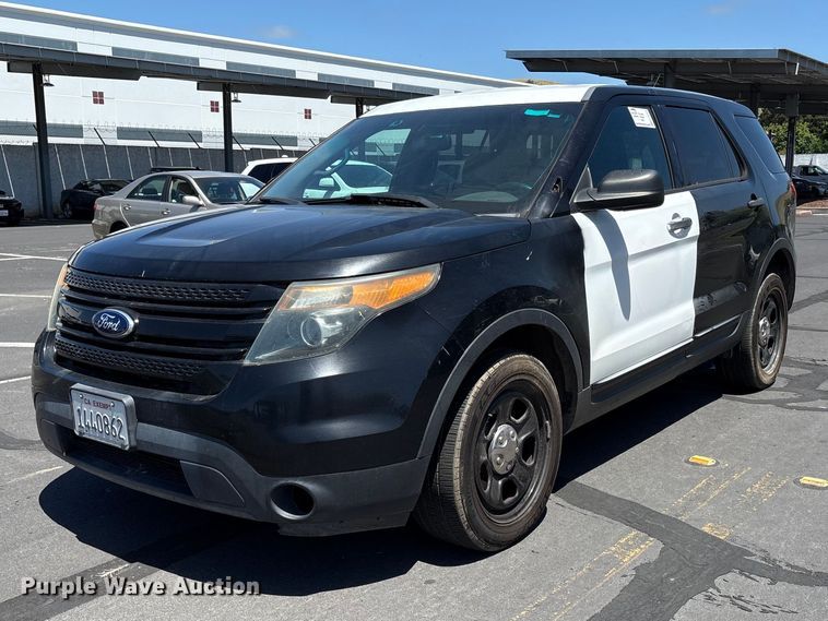 image for item EC8345 2014 Ford Explorer Police Interceptor SUV