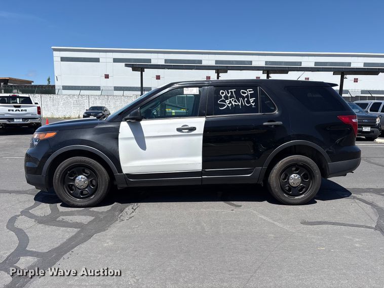 image for item EC8346 2014 Ford Explorer Police Interceptor SUV