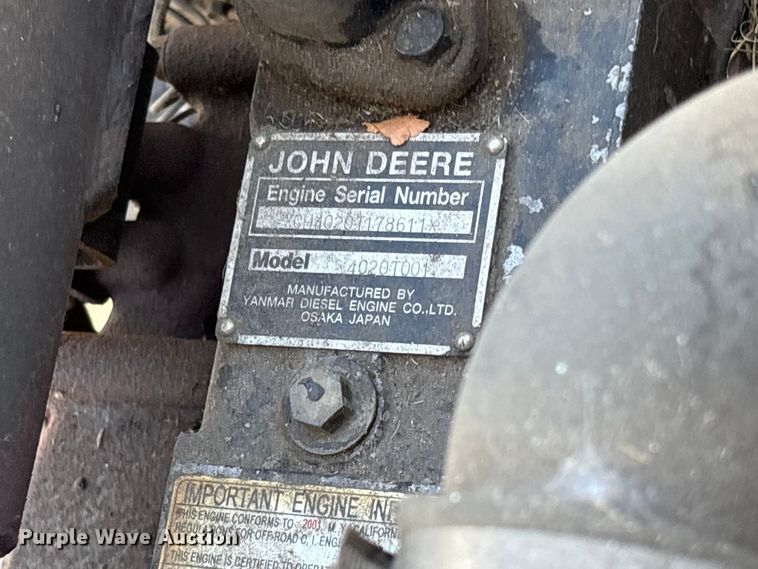 image for item EC8351 John Deere 1600 lawn mower